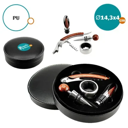SET VINO REDONDO PU
