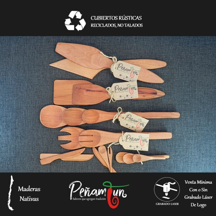 cucharas madera noble